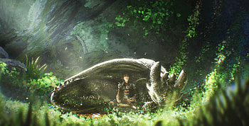 Toothless And Hiccup, night-fury, how-to-train-your-dragon, digital-art, deviantart, artist, artwork HD wallpaper