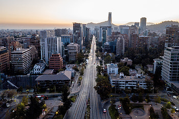Apoquindo Avenue, Santiago (Chile) HD wallpaper