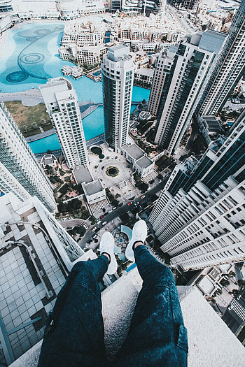 Dubai, Rooftop HD phone wallpaper