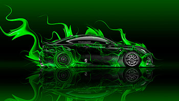 ... Lexus-RC-F-Side-Super-Fire-Flame-Abstract- ... HD wallpaper