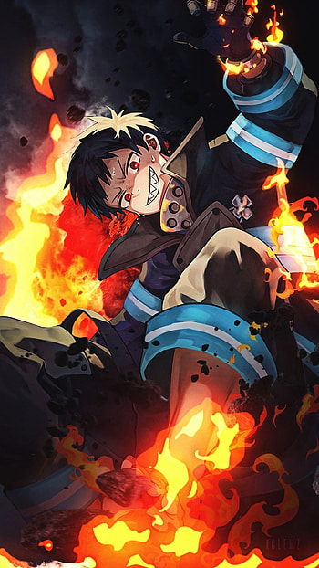 Shinra, fire force HD phone wallpaper
