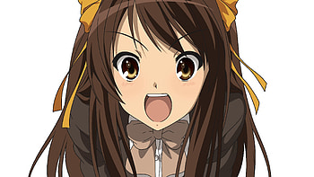 Anime, Girl, Scream, Cry, Brunette HD wallpaper