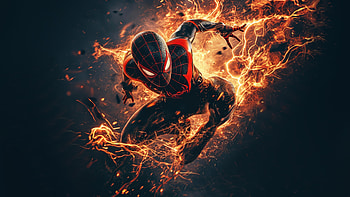 Urban Hero Miles Morales, miles-morales, spiderman, superheroes, artwork, artist, digital-art, art HD wallpaper