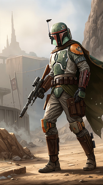 Boba Fett: Epic for Star Wars Fans, Boba Fett, Star Wars, Sci Fi, character design HD phone wallpaper