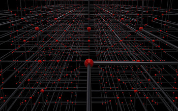 Dark, Structure, 3D, Net HD wallpaper