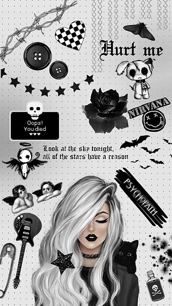 Emo aesthetic, hair HD phone wallpaper