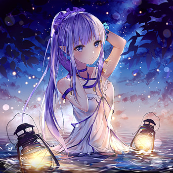 Fate/Stay Night, Fate series, anime girl, wet body HD phone wallpaper