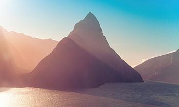 Mitre Peak In The Evening Light , mountains, nature HD wallpaper