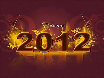 Happy New Year 2012, , year, 2012, welcome, violet, christmas, january, new, textures, new year, next HD wallpaper