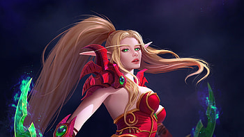 Elf Girl Art, artist, artwork, digital-art, elf HD wallpaper