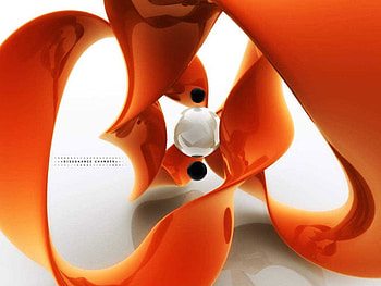 Dissonance Chamber !!!, white, abstract, 3d-art, ball, red, dissonance chamber HD wallpaper