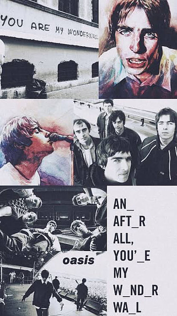 Oasis, Bands, Rock, NoelGallagher, Music, Britpop, 90s, LiamGallagher, Wonderwall HD phone wallpaper