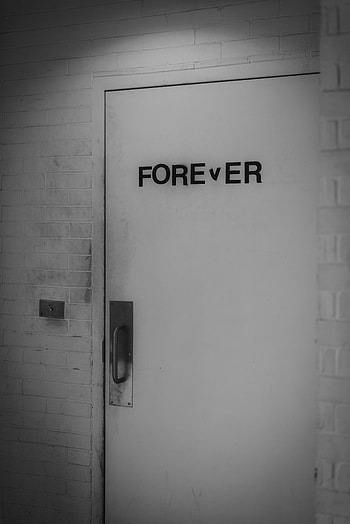 Words, Wall, Inscription, Forever, Forever And Ever, Door, Shabby, Threadbare HD phone wallpaper
