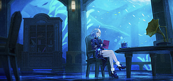 Furina’s Tranquil Study | Genshin Impact, Genshin Impact, Furina (Genshin Impact) HD wallpaper