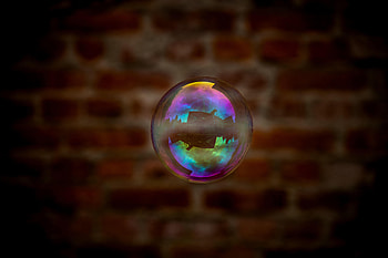 Reflection, Transparent, Macro, Iridescent, Bubble, Soap Bubble HD wallpaper