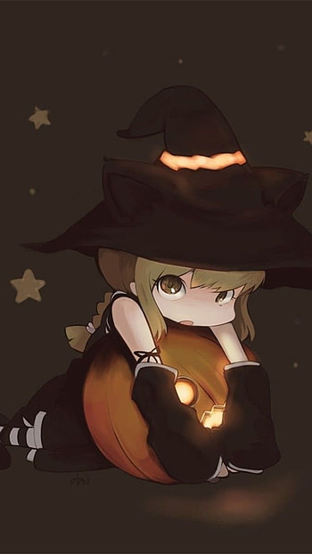 Sad anime, halloween HD phone wallpaper