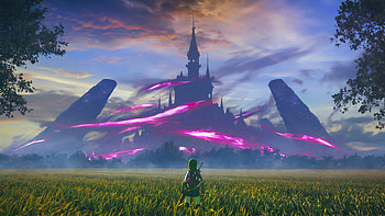 Legend of Zelda, Fantasy Art Landscapes, Breath of the Wild HD wallpaper