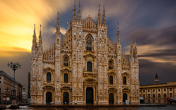 Milan, Cathedrals HD wallpaper