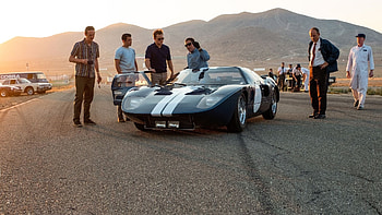 Ford v Ferrari, True events adaptation, Adrenaline-fueled spectacle, Unforgettable characters HD wallpaper
