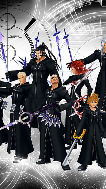 Organization X, organization, kingdom hearts HD phone wallpaper