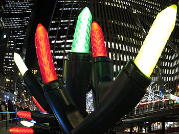 big city lights, holidays, lights, xmas, christmas HD wallpaper