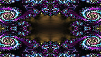 Trippy Psychedelic Fractal, trippy, psychedelic, aesthetic, Abstract, fractal HD wallpaper