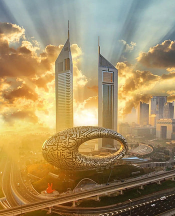 Dubai, cloud, sky HD phone wallpaper
