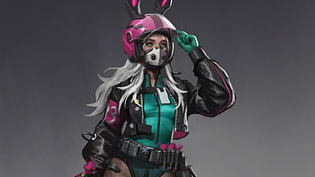 Bunny Girl , warrior, gun, artist, artwork, digital-art, artstation HD wallpaper