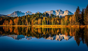 Austrian Alpine Mirror — Nature Reflection, Austria, nature, reflection HD wallpaper