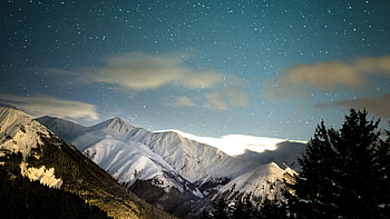Winter Mountains , mountains, snow, nature HD wallpaper