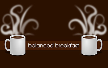 A BALANCE BREAKFAST, cups, brown, coffee, beans, roasted HD wallpaper
