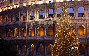 Colosseum at Christmas, Colosseum, time, at, Christmas HD wallpaper