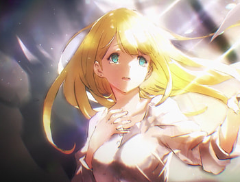 Overlord, blonde, anime girl, beautiful HD wallpaper