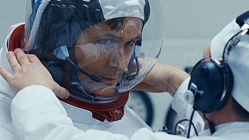First Man's portrait of Neil Armstrong, Astronaut biopic, Intimate portrayal, Behind the myth HD wallpaper