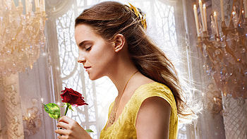 Beauty And The Beast (2017), Emma Watson, Movie, Rose HD wallpaper