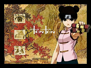 Tenten, japanese, outside, girl, anime HD wallpaper