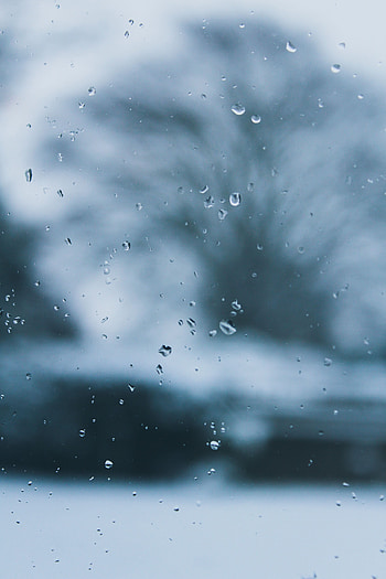 Drops, Macro, Wet, Surface, Glass HD phone wallpaper