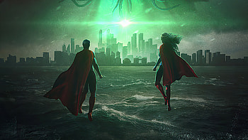 Superman And Supergirl, superman, supergirl, superheroes, artwork, artist HD wallpaper