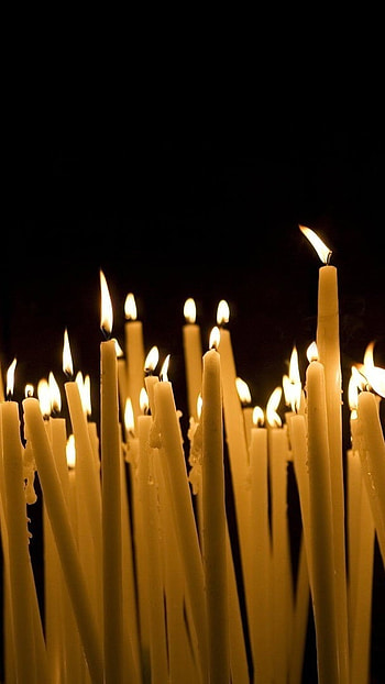 Candles, Memorial Candle HD phone wallpaper