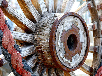 Wheel of the cart, abstract, graphy, wheel, cart HD wallpaper