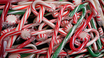 Classic holiday treats, Candy cane delights, Peppermint and sweetness, Festive flavors HD wallpaper