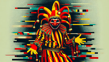 Colorful Jester for Background, jester, clown, costume, colorful, performance HD wallpaper