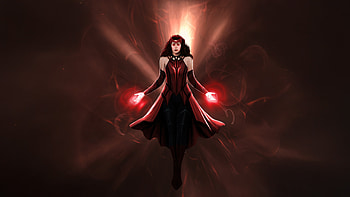 Scarlet Witch Awakens, scarlet-witch, superheroes, artwork, art, digital-art, artstation HD wallpaper