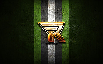 Rochester Knighthawks, golden logo, NLL, green metal background, american lacrosse team, Rochester Knighthawks logo, National Lacrosse League, lacrosse HD wallpaper