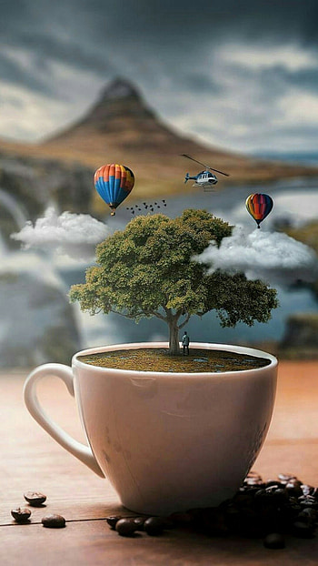 Coffee , Aesthetic background, Caffeine boost, Morning rituals HD phone wallpaper