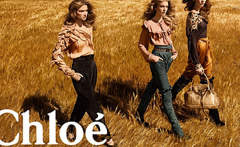 Chloe F/W 09.10 03, mikael jansson, fashion, sigrid agren, ad campaign, karlie kloss, kasia struss, chloe HD wallpaper