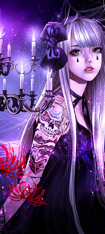 Night elf Beauty, fashion design, magenta, Tattoo, Premium, girls, Lady HD phone wallpaper