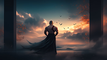 Epic Kratos : A God of War Icon, video game, Kratos (God Of War) HD wallpaper