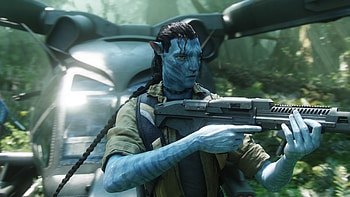 Jake Sully movies, Jake Sully gun HD wallpaper