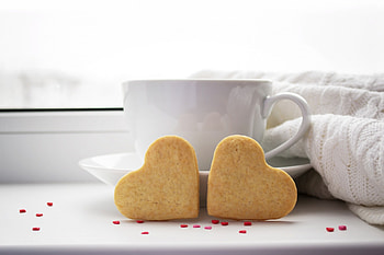 Cup of Love, coffee, coffee time, heart, cup HD wallpaper